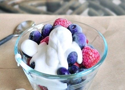 fourth of July whipped cream