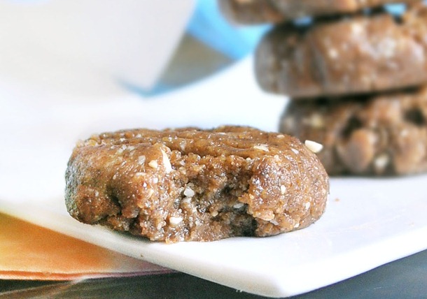 raw peanut butter cookies
