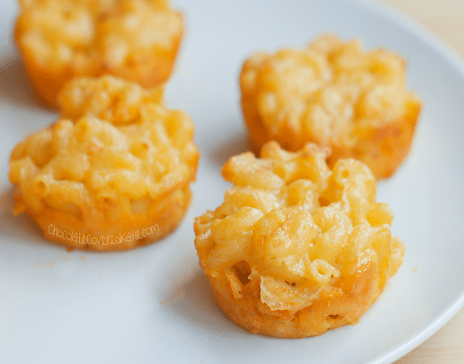 Baked Mac & Cheese Cups To Go