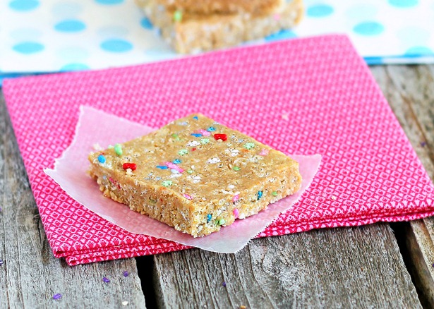 Cake Batter Energy Bars