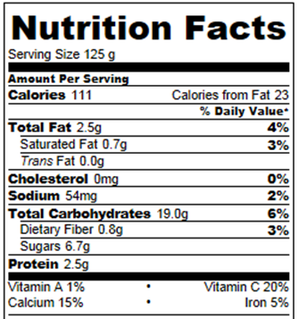 yogurt homemade nutrition facts calories frozen cherry garcia points watchers weight chicken recipe sauce stuffed pot cream toast french beef