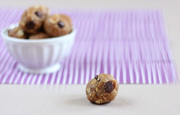 peanut butter cookie dough balls