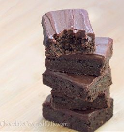 Chocolate Fudge Zucchini Brownies