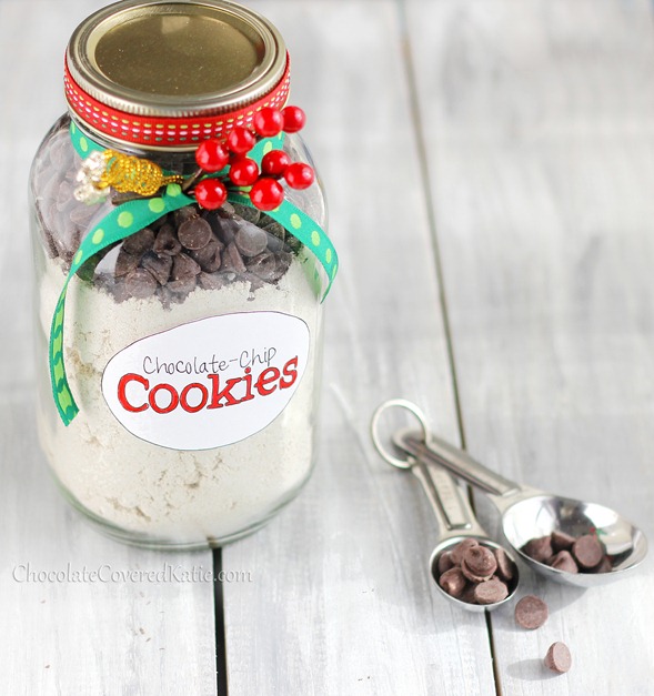 Healthy Chocolate Chip Cookies In A Jar