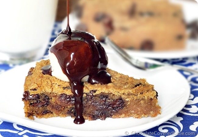 deep dish cookie pie