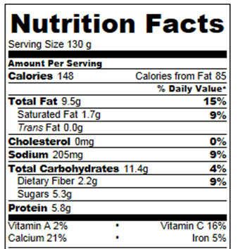 34 Frozen Yogurt Nutrition Label - Labels Design Ideas 2020