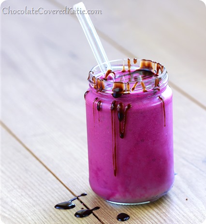 The pink energizer smoothie